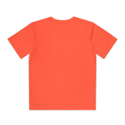 Neon Orange Run Club Youth Athletic Tee