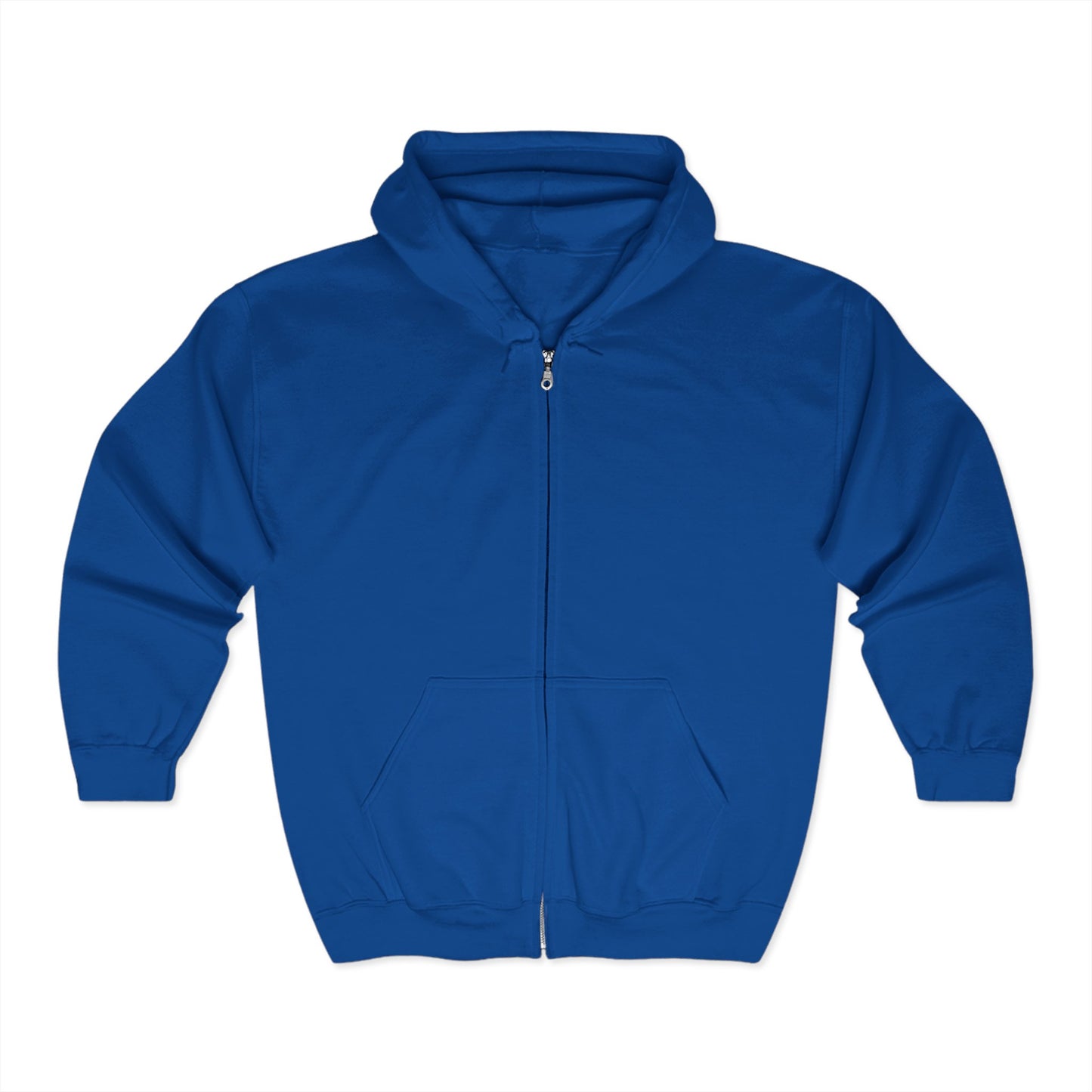 Unisex Adult Royal Blue Heavy Blend™ Full Zip Hooded Sweatshirt