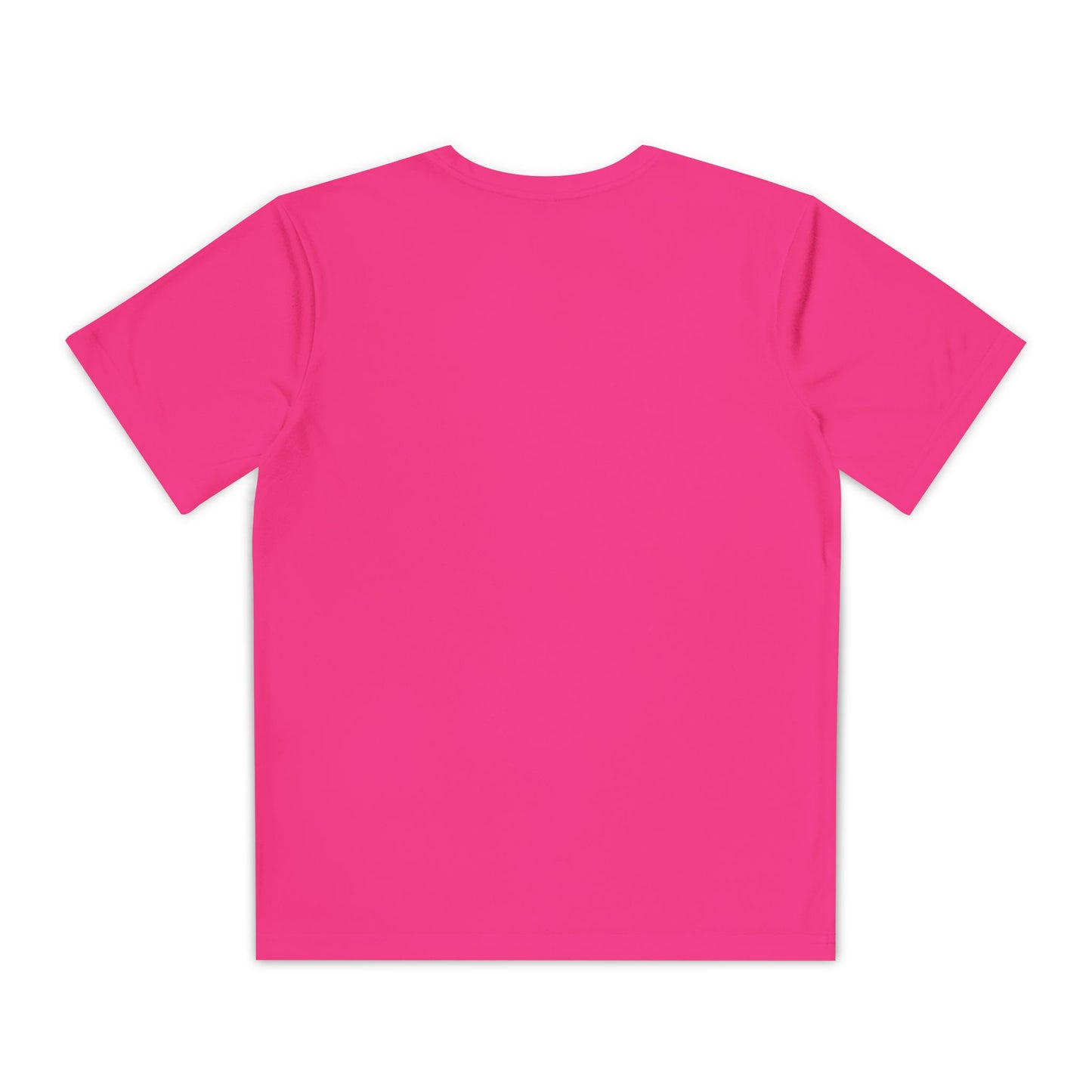 Neon Pink Run Club Youth Athletic Tee