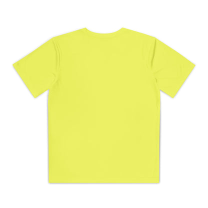 Neon Yellow Run Club Youth Athletic Tee