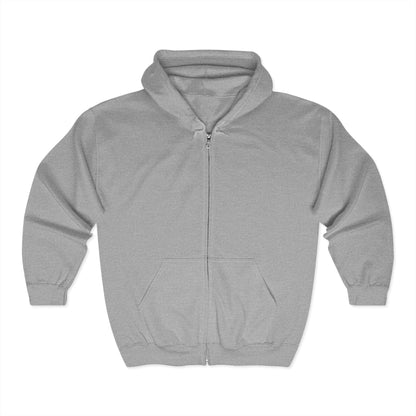 Bolts Adult Grey & Navy Unisex Heavy Blend™ Full Zip Hoodie