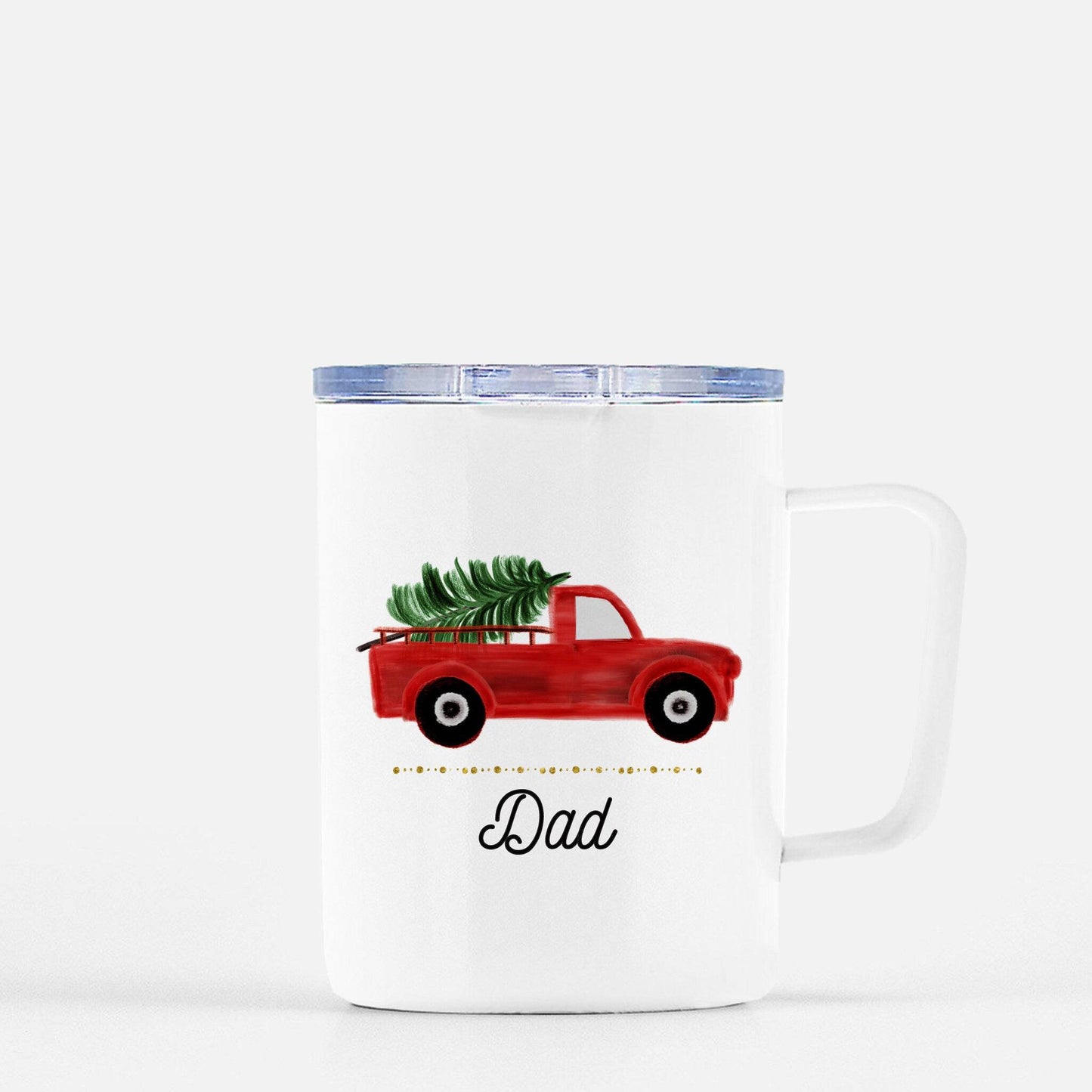 Personalized Red Truck Mug