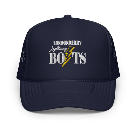 Bolts Adult Foam Navy Trucker Hat