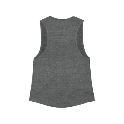 Londonderry Lightning Bolts Grey Women's Flowy Scoop Muscle Tank