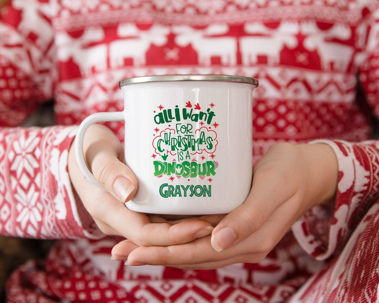 All I Want For Christmas is a Dinosaur Mug