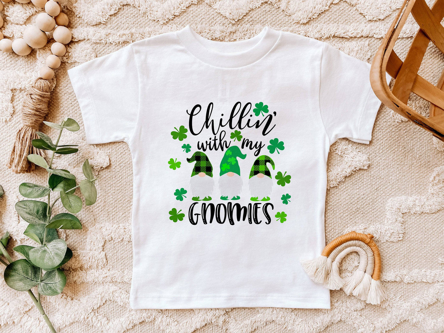 Chillin' with my Gnomies - Kids St. Patrick's Day Shirt