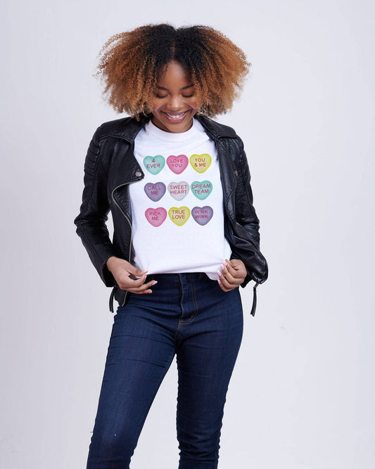 Conversation Hearts Shirt - Valentine's Day Shirt for Women