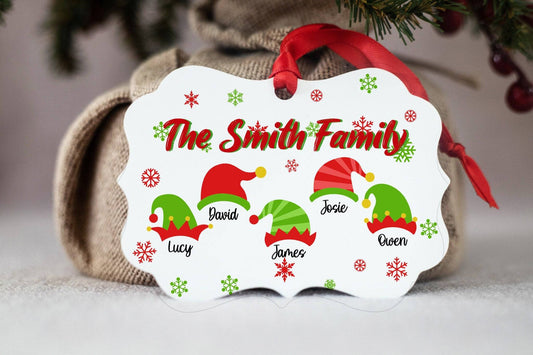 Family Elf Ornament