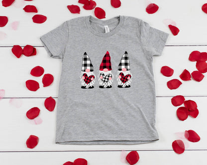 Gnome Valentines Shirt - Girls Valentine's Day Shirt