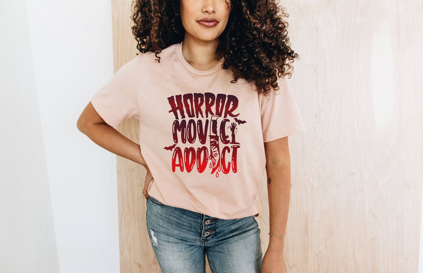 Horror Movie Addict - Women's Halloween Shirt