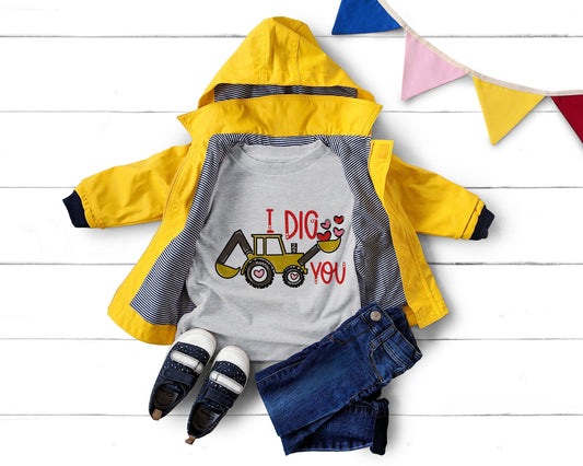 I Dig You Shirt - Boys Valentine's Day Shirt