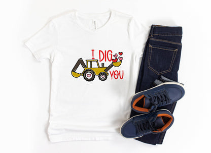 I Dig You Shirt - Boys Valentine's Day Shirt