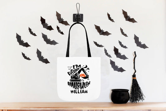 I'm Digging Halloween Trick or Treat Bag - Personalized Halloween Bag