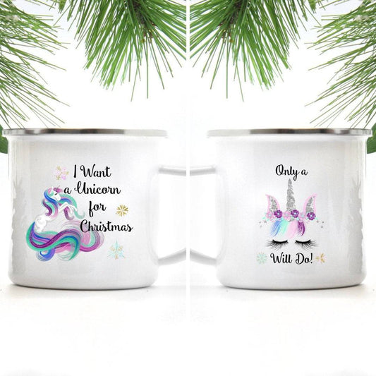 I Want a Unicorn For Christmas Mug