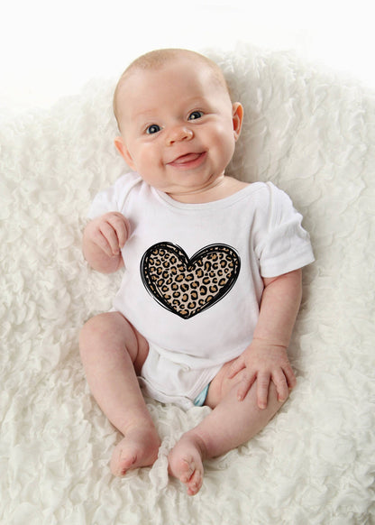 Leopard Print Heart Shirt - Valentine's Day Shirt