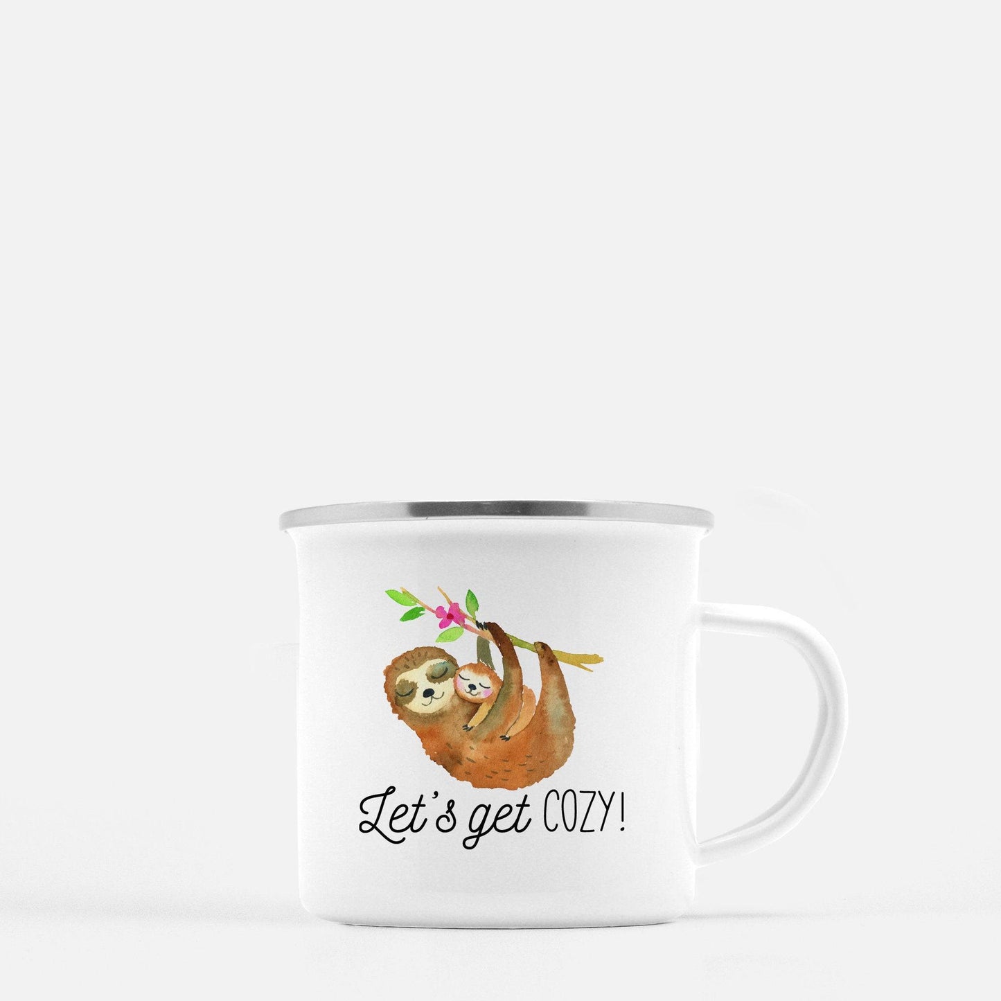 Let's Get Cozy Sloth Mug