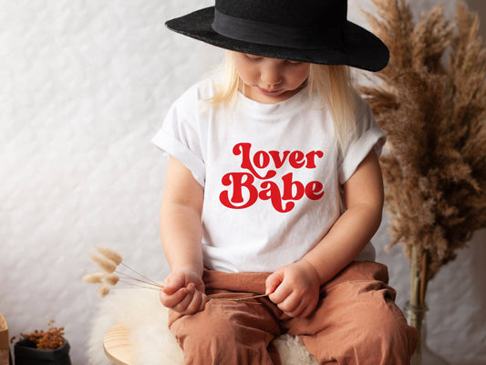 Lover Babe Shirt - Kids Valentines Shirt