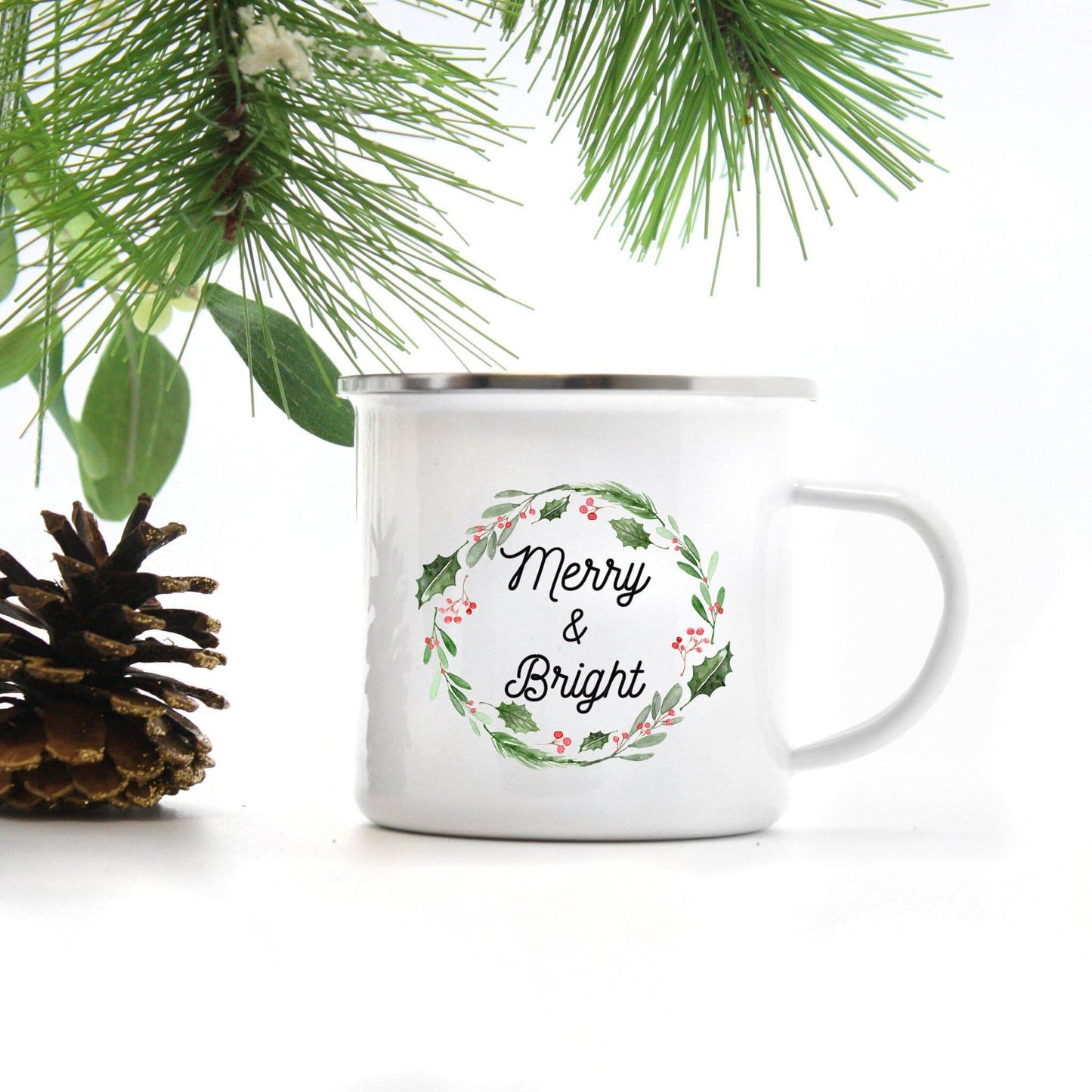 Merry and Bright Christmas Coffee Mug