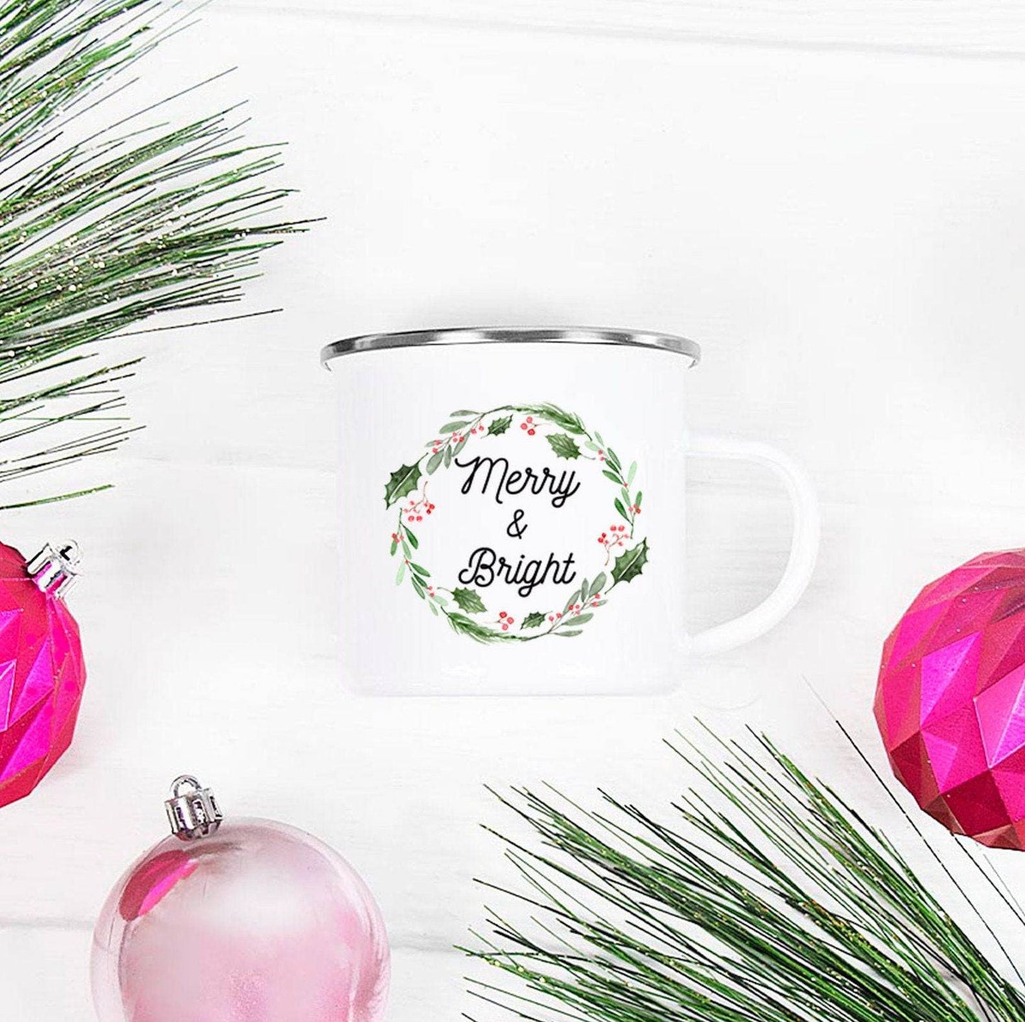 Merry and Bright Christmas Coffee Mug