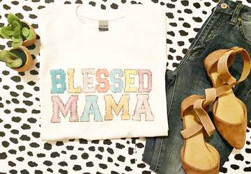 Overstock | Blessed Mama T-Shirt