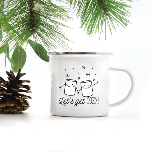 Overstock | Let's Get Cozy Marshmallow Mug