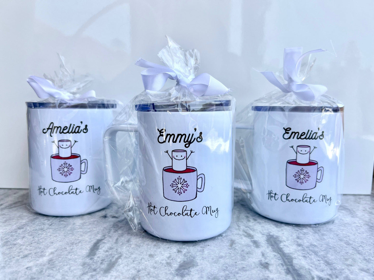 Overstock | Personalized Hot Chocolate Mug | Purple Design