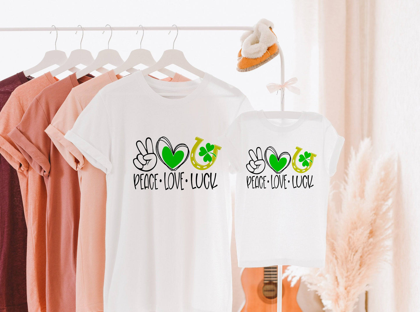 Peace Love Luck Shirt - Kids St. Paddy's Shirt