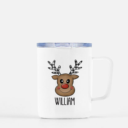 Personalized Boy Reindeer Mug