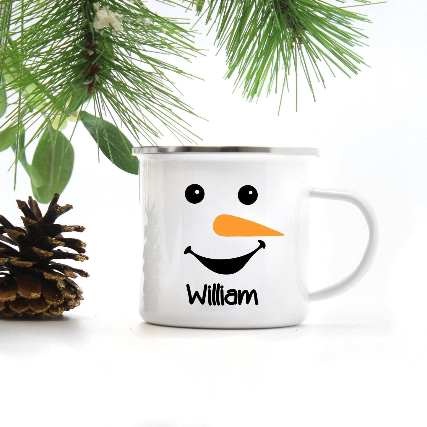 Personalized Boy Snowman Mug | Stocking Stuffer