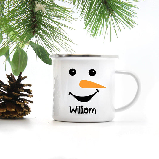 Personalized Boy Snowman Mug | Stocking Stuffer