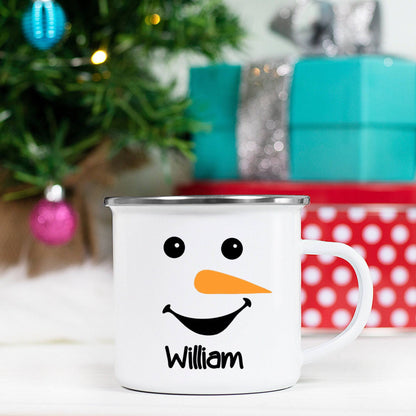 Personalized Boy Snowman Mug | Stocking Stuffer