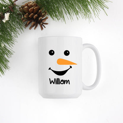 Personalized Boy Snowman Mug | Stocking Stuffer