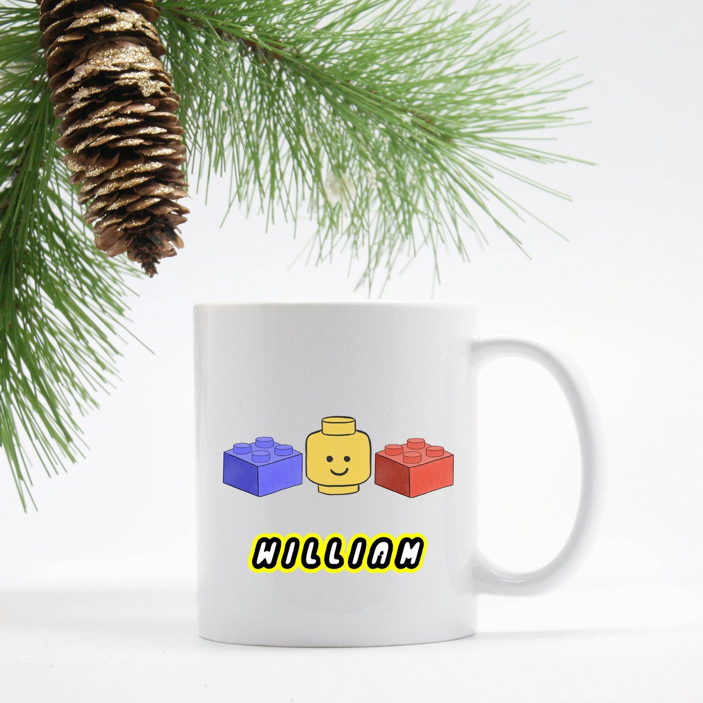 Personalized Brick Building Mug