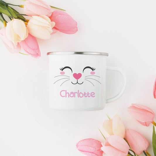 Personalized Bunny Face Mug for Boys & Girls | Easter Mug