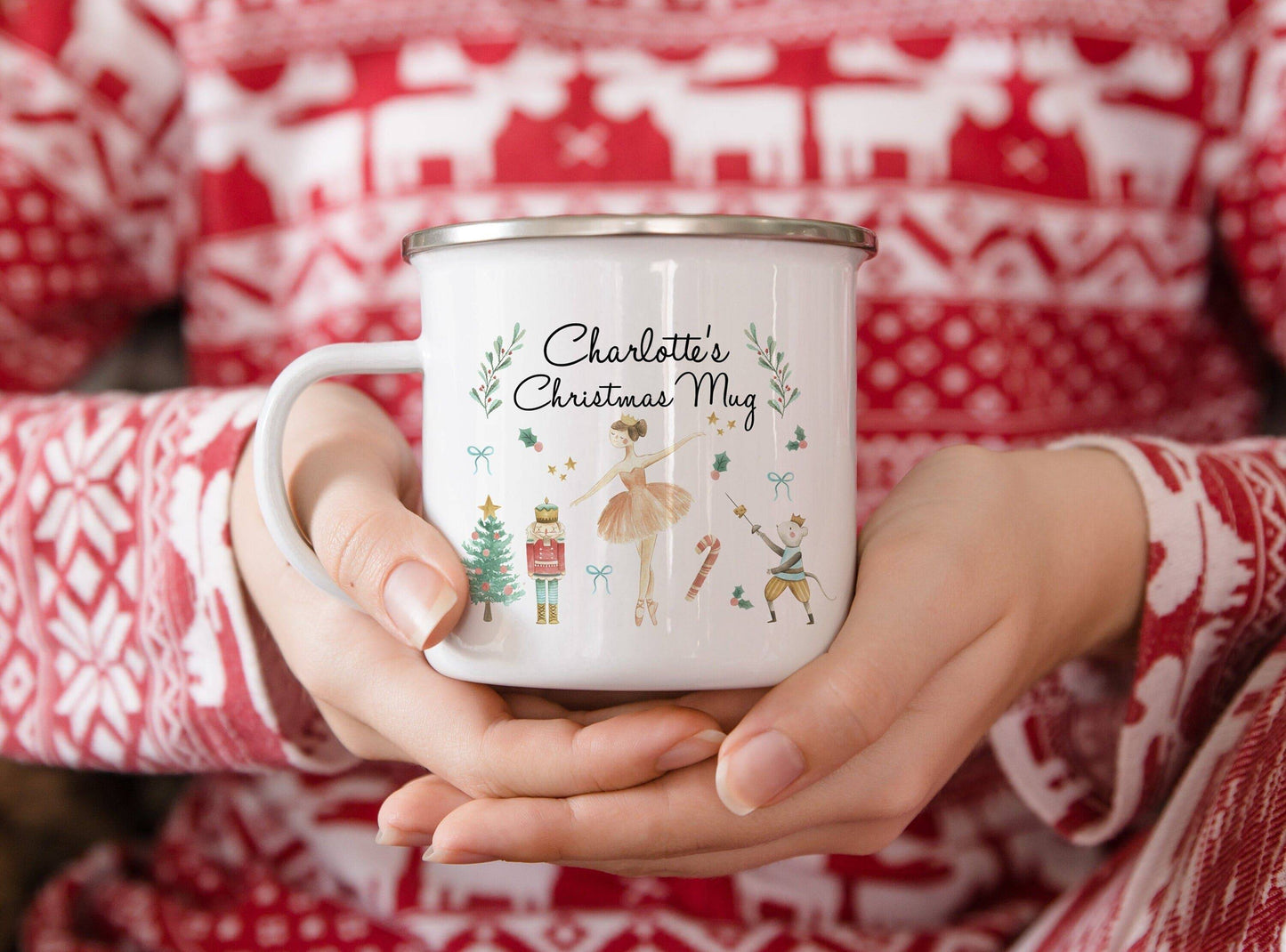 Personalized Christmas Nutcracker Ballet Mug