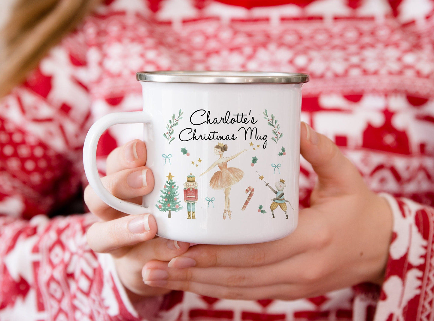 Personalized Christmas Nutcracker Ballet Mug