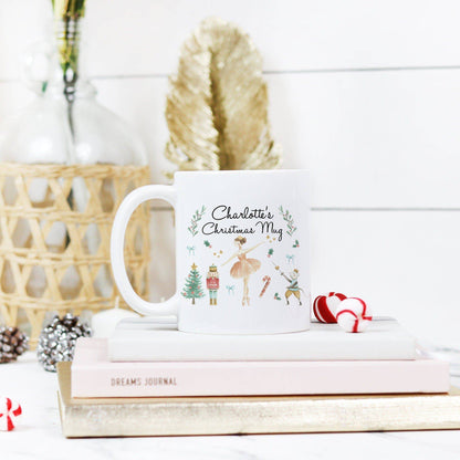 Personalized Christmas Nutcracker Ballet Mug