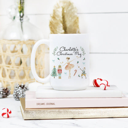 Personalized Christmas Nutcracker Ballet Mug