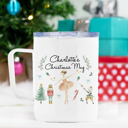 Personalized Christmas Nutcracker Ballet Mug