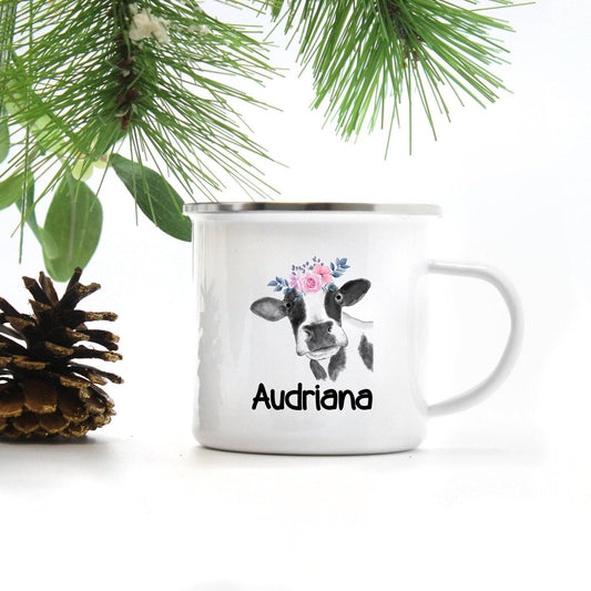 Personalized Cow Mug | Hot Cocoa Mug