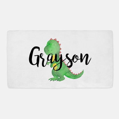 Personalized Dinosaur Crib Sheet