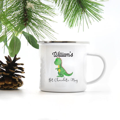 Personalized Dinosaur Hot Chocolate Mug