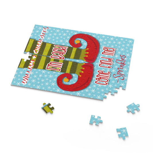 Personalized Elf I'm Back Puzzle | Gift from Elf