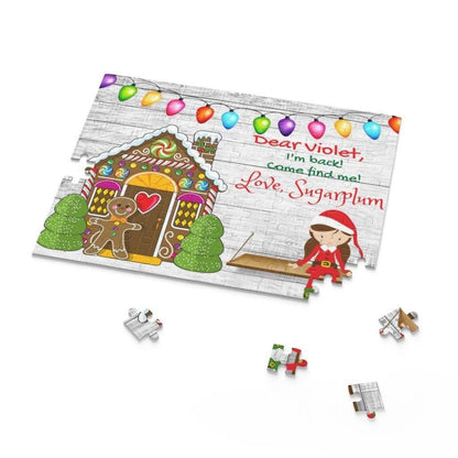 Personalized Elf I'm Back Puzzle | Girl Elf | Gift from Elf