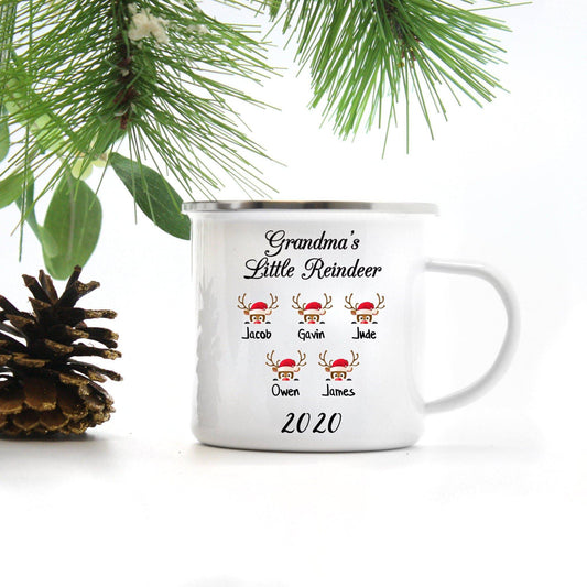 Personalized Grandma's Little Reindeer Mug