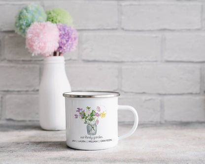 Personalized Mother's Day Gift | Birth flower Mug | Family Garden Mug