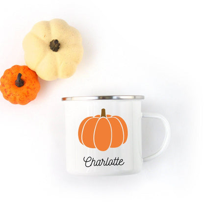 Personalized Orange Pumpkin Mug | Fall Mug