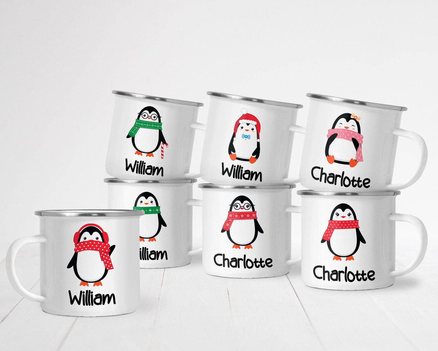 Personalized Penguin Mug | Choose From 7 Penguins