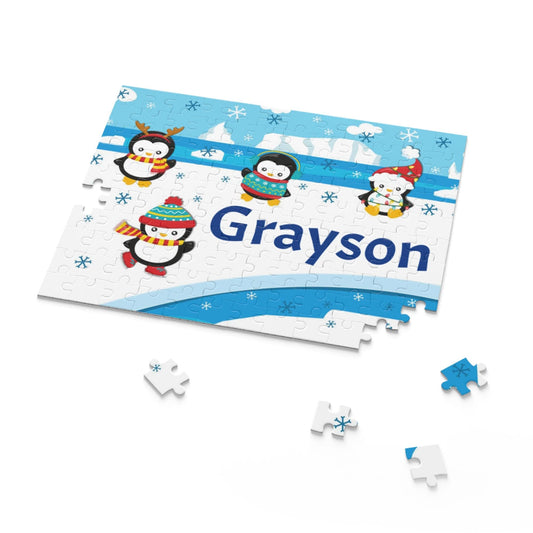 Personalized Penguin Puzzle | Stocking Stuffers