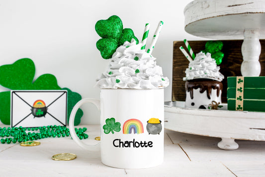 Personalized Pot of Gold Mug | St. Patrick's Day Mug